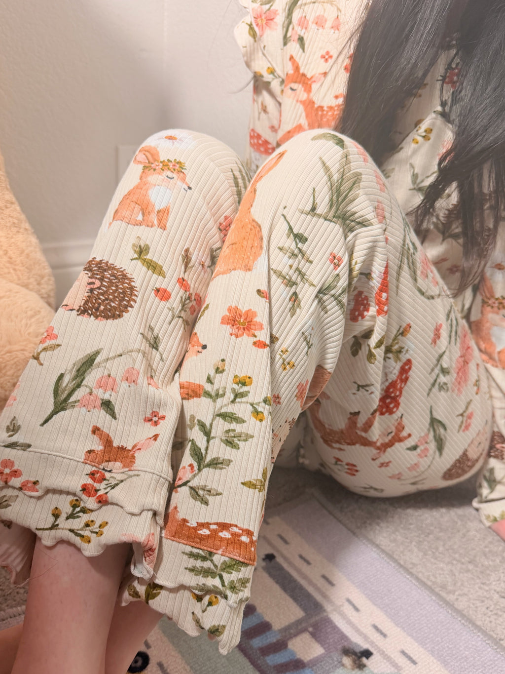 Wild Woods Ribbed Set Ruffle Pant (PREORDER)