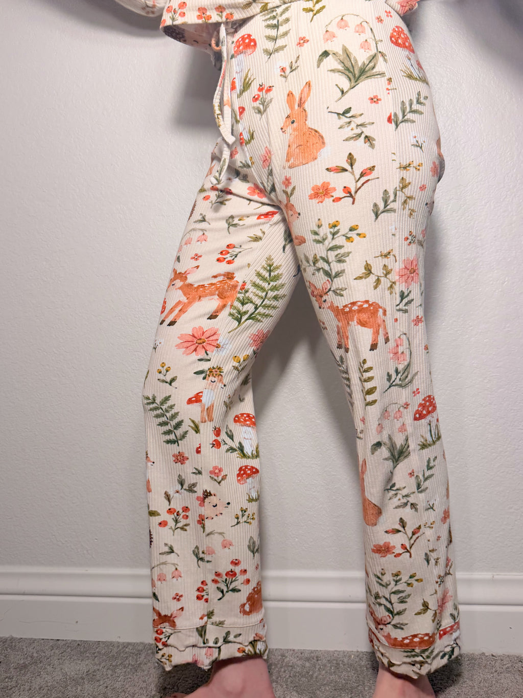 Wild Woods Ribbed Set Ruffle Pant (PREORDER)
