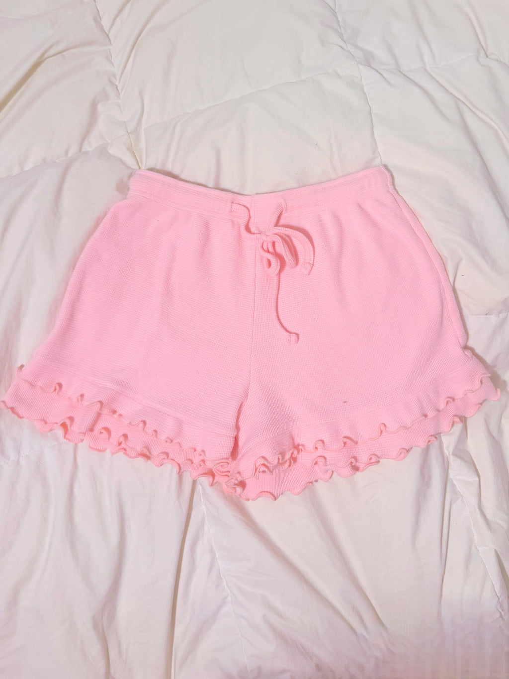 Peony Waffle Set Ruffle Short (PREORDER)